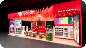 Left side view of the Condor exhibition stand