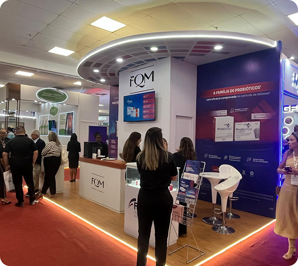 FQM exhibition stand at SBAD