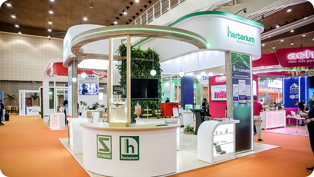 Herbarium exhibition stand at BRAIN