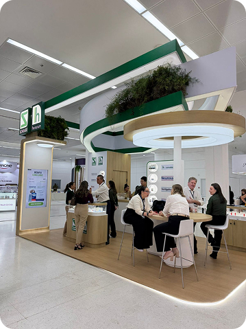 Central area of the Herbarium exhibition stand