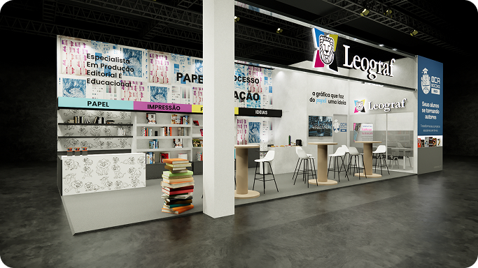 Leograf exhibition stand at Bett Brasil