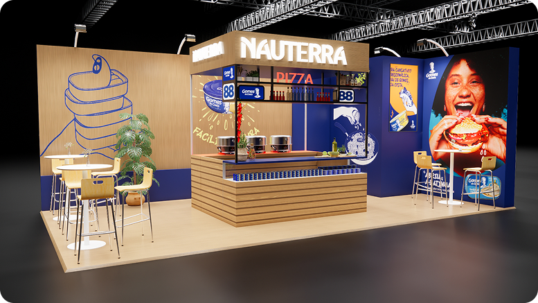 Nauterra Gomes da Costa exhibition stand project