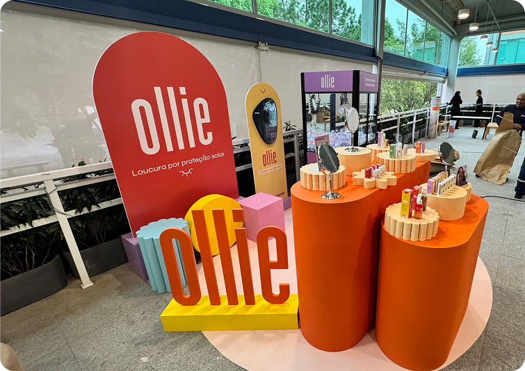 Ollie branded environment at RD Saúde