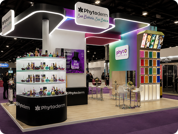 Phytoderm exhibition stand at RD Saúde
