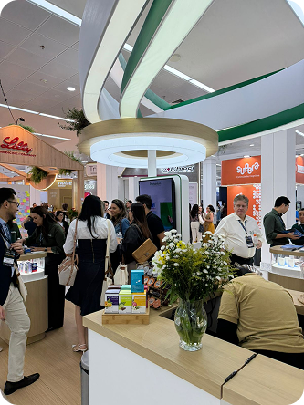 Live activation at a business trade show