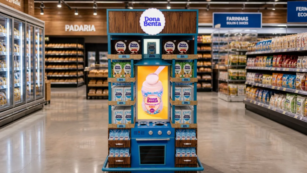 Ponta de Gôndola - Dona Benta · Nestlé, imagem 1