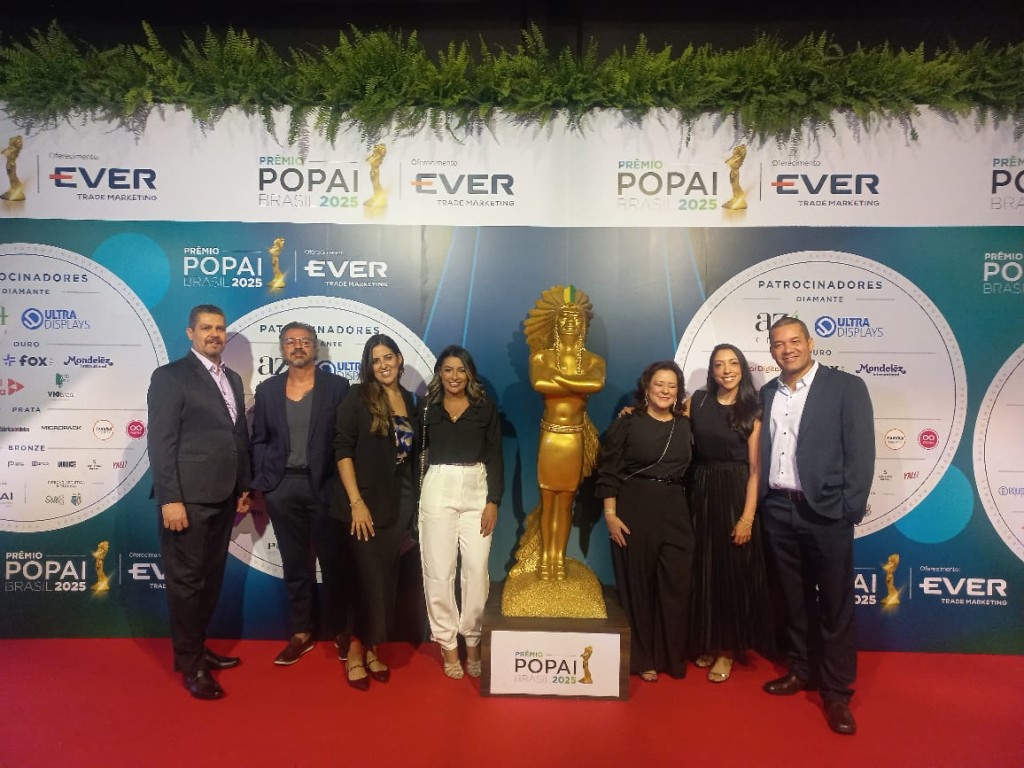 Squadra Brasil conquista Prêmio Popai e celebra mais um ano de inovação no PDV